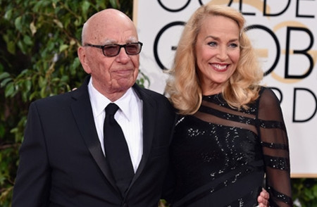 Trùm truyền thông Rupert Murdoch và vị hôn thê tương lai.