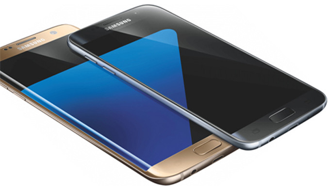 Ảnh được cho là Galaxy S7 và S7 edge. 