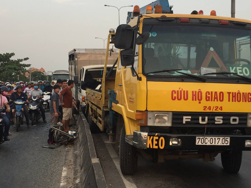 Hiện trường tai nạn.