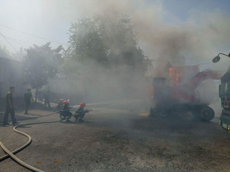 Hiện trường vụ việc.