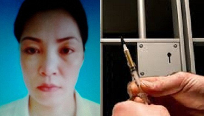 Chân dung tử tù Nguyễn Thị Huệ.