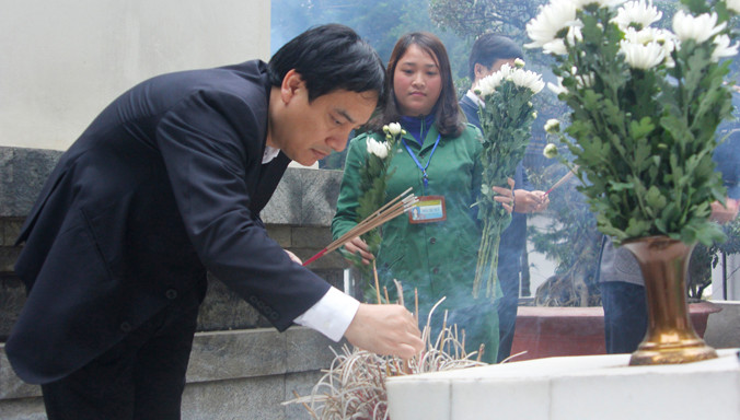 Ban Bí thư T.Ư Đoàn dâng hương khu di tích Ngã ba Đồng Lộc