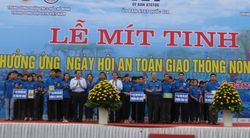 Đưa thanh niên làm tuyên truyền viên ATGT tại nông thôn