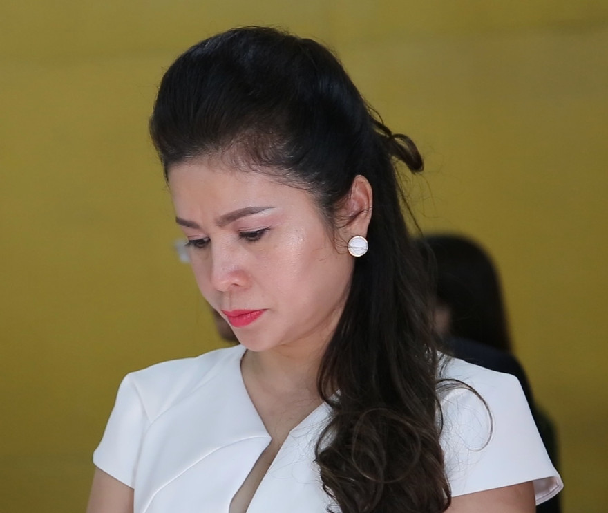 Bà Lê Hoàng Diệp Thảo tại phiên tòa ngày 29/1. Ảnh: Tân Châu