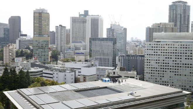 Quang cảnh trên nóc tòa nhà. Nguồn: AP.