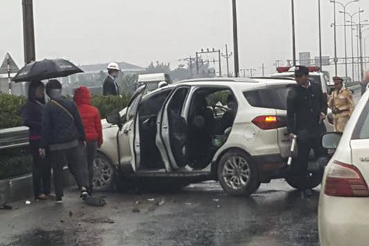 Hiện trường vụ tai nạn. Ảnh: Otofun.