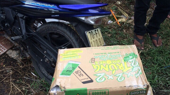 Tang vật tại hiện trường. Ảnh PC67.