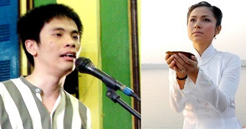 Diễn viên điện ảnh Việt Trinh (bên phải).