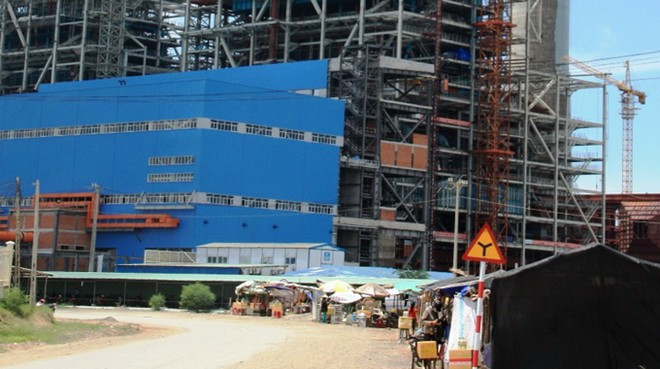 Công trường trung tâm điện lực duyên hải