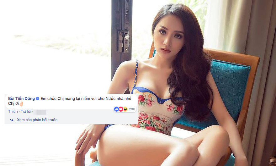 Phản ứng của Hương Giang Idol khi Bùi Tiến Dũng U23 ‘thả thính’