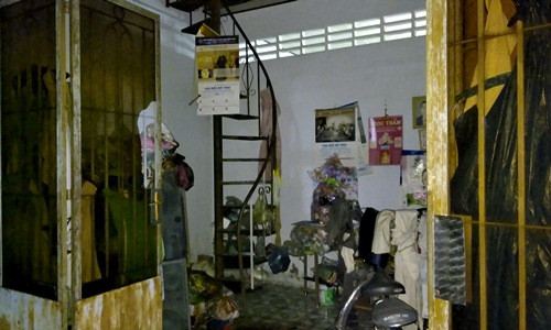 Căn nhà nơi phát hiện thi thể ông Trịnh Minh Tường.