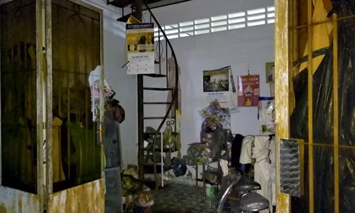 Căn nhà nơi phát hiện thi thể ông Trịnh Minh Tường.
