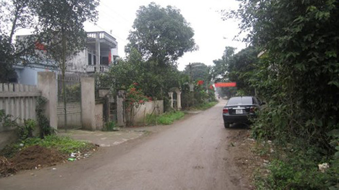 Thôn Cời, xã Yên Cường nơi xảy ra vụ việc thương tâm.