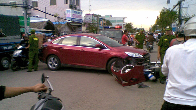 Hiện trường vụ tai nạn