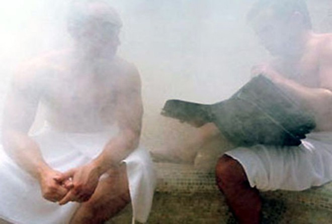 Xông hơi quá nhiều có thể khiến nam giới mắc chứng vô sinh. Ảnh minh họa