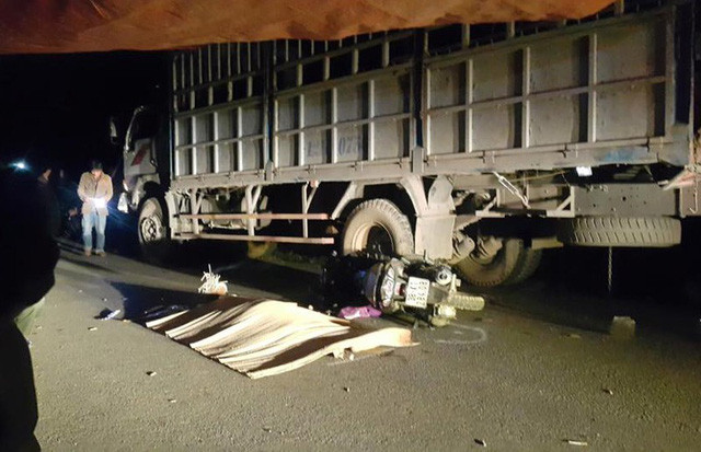 Hiện trường vụ tai nạn.