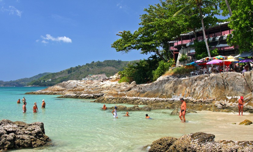 Khu du lịch Patong, nơi xảy ra vụ tự sát.