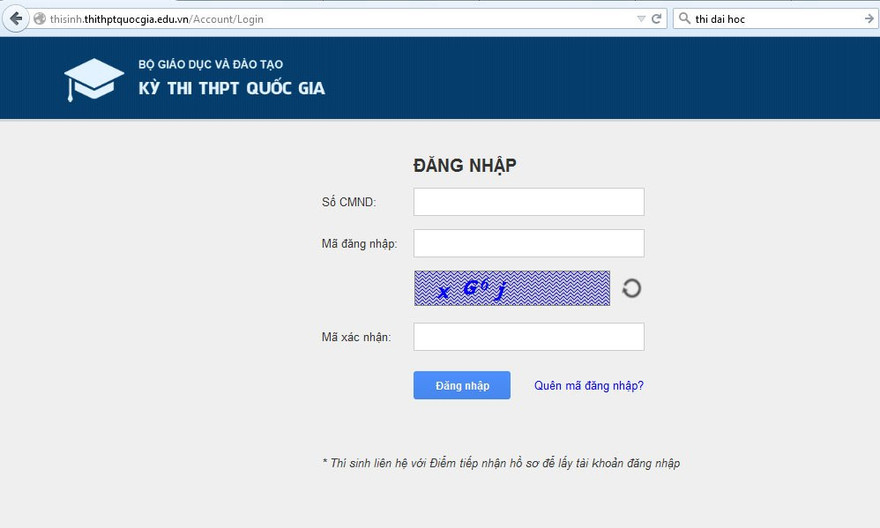 Thí sinh khốn khổ vì cách tra điểm thi của Bộ GD&ĐT