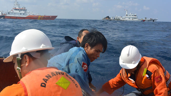 Triển khai cứu nạn trên biển