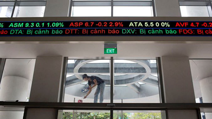 Chứng khoán Việt Nam đã thu hút nhiều nhân lực ngoại trong thời gian qua. Ảnh: Bloomberg.