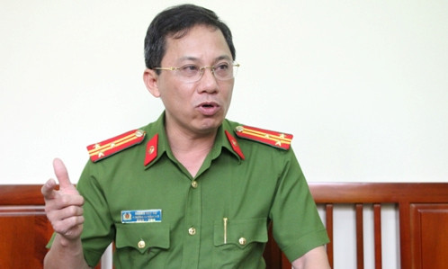 Thượng tá Hoàng Duy Hà (Phó trưởng Công an thành phố Vinh). Ảnh: Hải Bình.