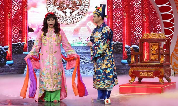 Công Lý là một trong những gương mặt quen thuộc trong đội hình Táo quân – Gặp nhau cuối năm của VFC. Diễn xuất của Công Lý trong chương trình Táo quân 2016 nhận nhiều khen ngợi. Ảnh: VFC.