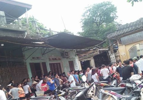 Hiện trường vụ việc.