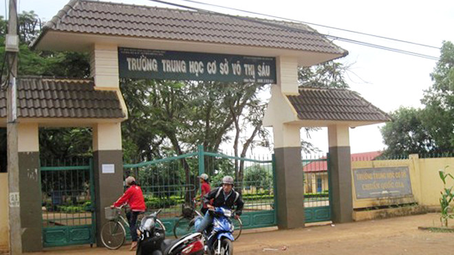 Trường THCS Võ Thị Sáu đạt chuẩn Quốc gia
