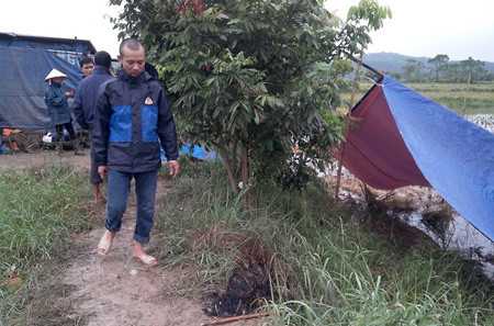 Hiện trường xảy ra vụ án mạng