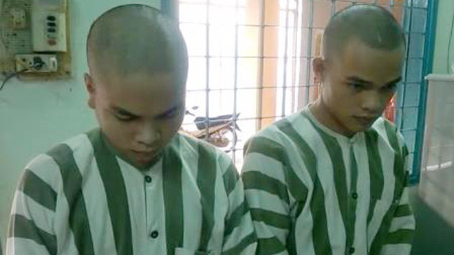 2 nghi can tại cơ quan công an