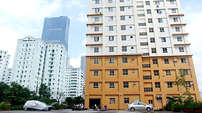 Khu nhà ở tái định cư tại Nam Trung Yên