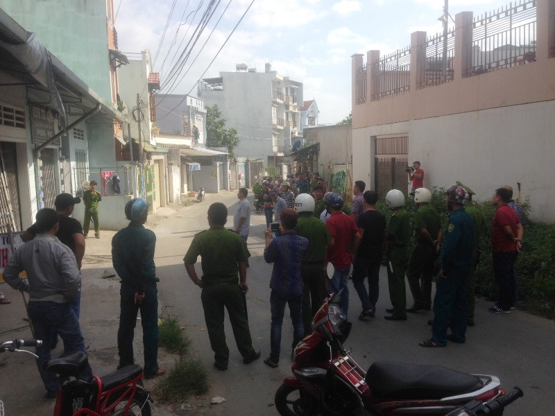 Hiện trường vụ việc. Ảnh: Việt Văn.