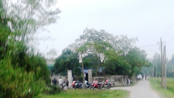 Ngôi nhà nơi xảy ra sự việc