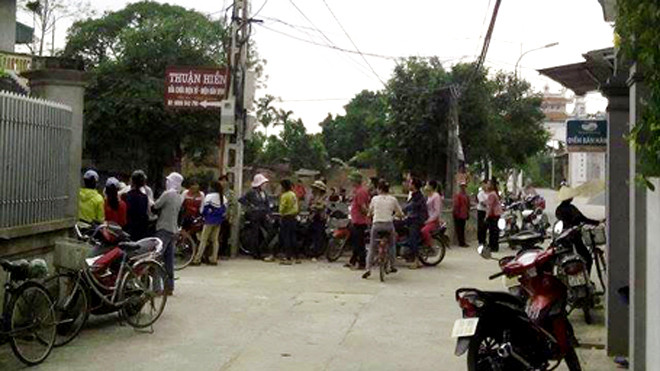 Người dân địa phương bàng hoàng khi nghe tin chị L giết