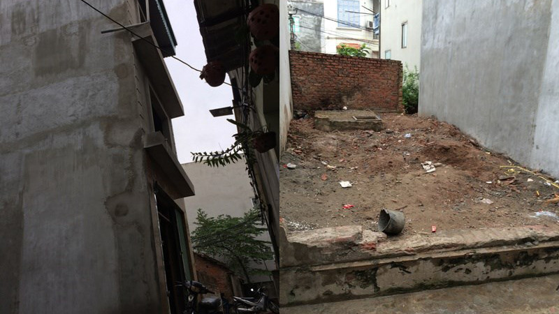 Những căn nhà trong ngõ, diện tích chỉ 30 - 40m2 được nhiều người tìm mua khi mức giá chỉ hơn 1 tỷ đồng (ảnh trái). Nếu không mua được những căn nhà cũ trong ngõ thì những mảnh đất có diện tích nhỏ trong các ngõ ngách của Hà Nội cũng được các nhà đầu tư s