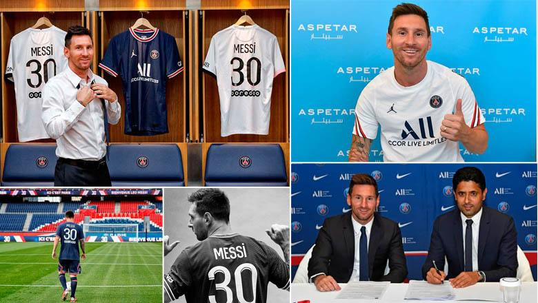Loạt ảnh buổi ra mắt của Lionel Messi tại PSG