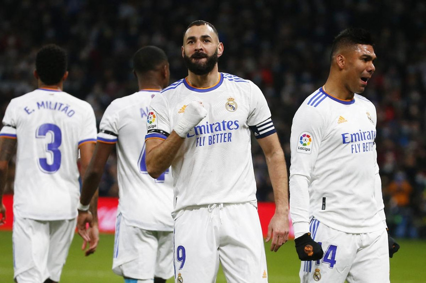 Benzema lại thăng hoa, Real Madrid cán mốc 10 trận thắng liên tiếp