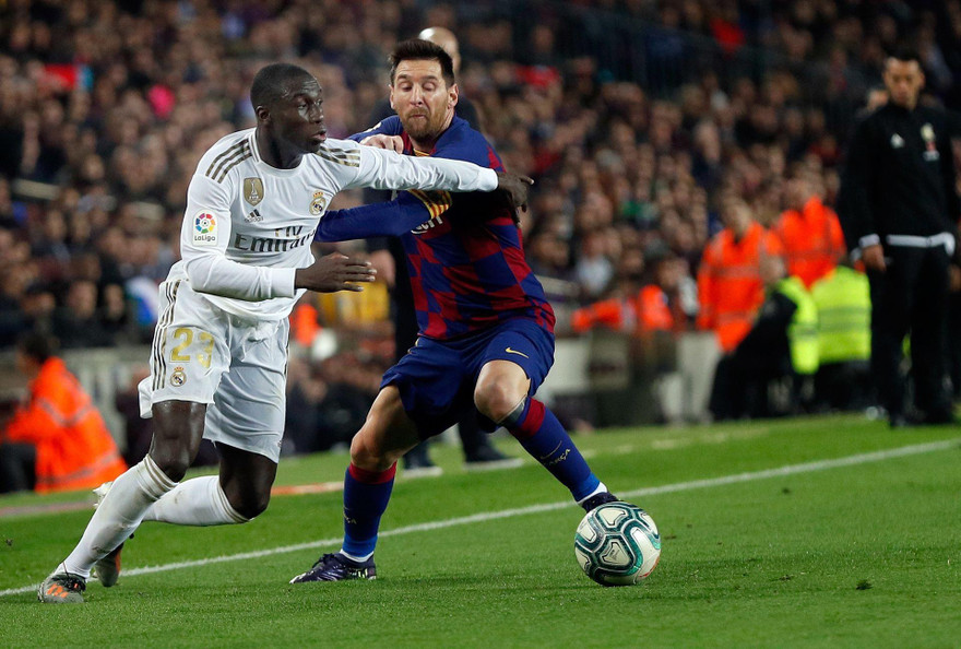 Mendy trong màu áo Real Madrid