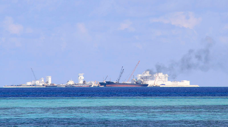 Đảo Gạc Ma. Ảnh chụp tháng 5/2015. Ảnh: Trường Phong