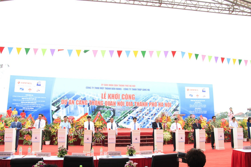 Khởi công dự án Cảng thông quan nội địa thành phố Hà Nội