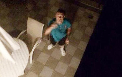 Ronaldo trong ảnh chụp của kẻ đột nhập