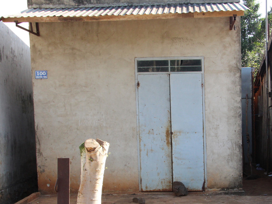 Căn nhà nơi xảy ra án mạng.