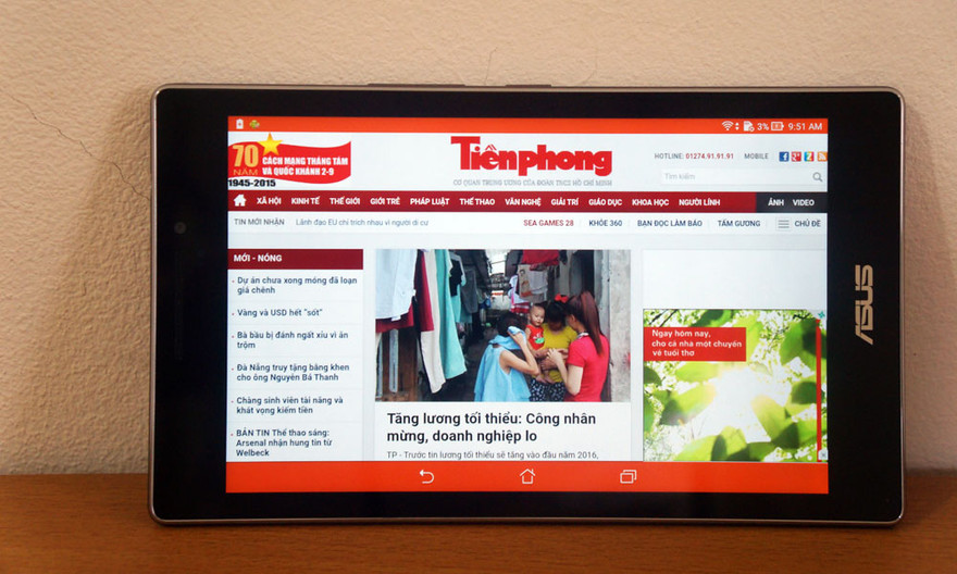 Cận cảnh tablet ZenPad 7 'ngon bổ rẻ'