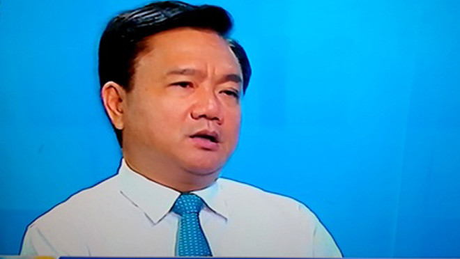 Bộ trưởng Bộ GTVT Đinh La Thăng trong chương trình Dân hỏi. Bộ trưởng trả lời tối 7/9