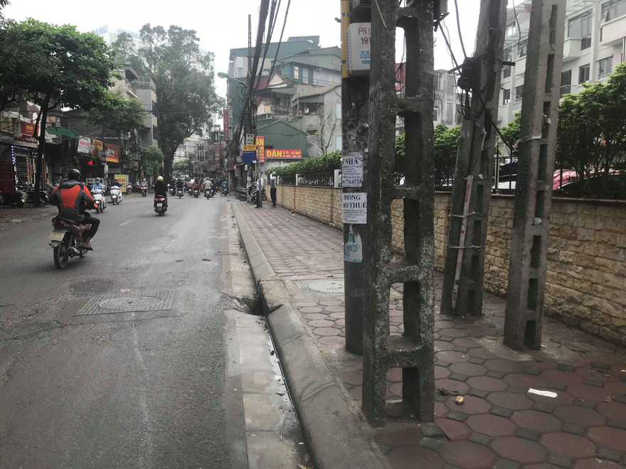 Hiện trường vụ việc.