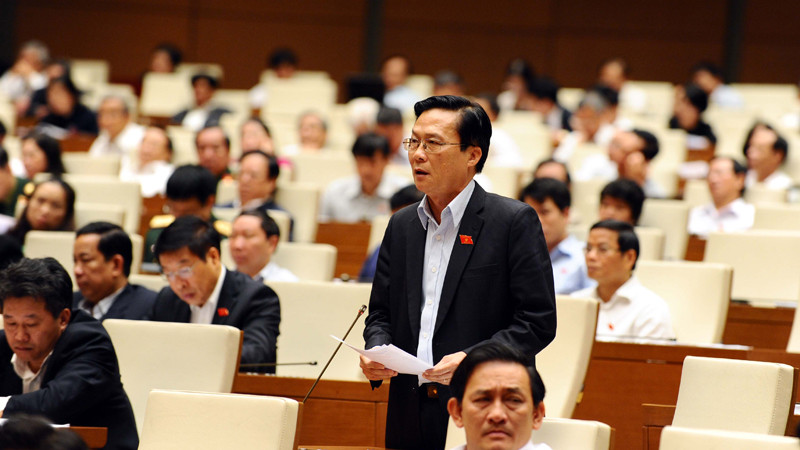 Đại biểu Quốc hội tại buổi làm việc sáng 28/11. Ảnh: Như Ý.