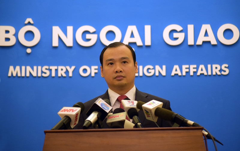 Người phát ngôn Bộ Ngoại giao Lê Hải Bình. Ảnh: TTXVN