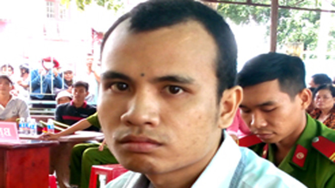 Đào Văn Thắng tại tòa. Ảnh: Xuân Thắng/VnExpress