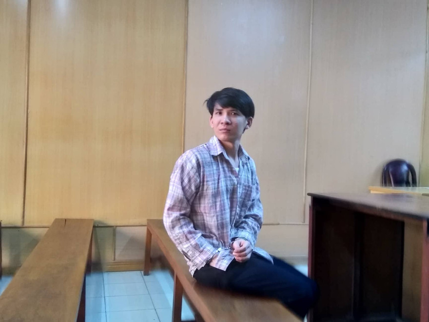 Trịnh Văn Huy - người đâm chết quản lý của mình. Ảnh: Tân Châu