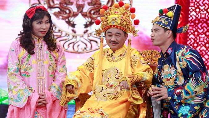 Táo quân 2016 được dàn dựng với kịch bản công phu, chặt chẽ. Ảnh: VFC.